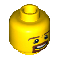 Lego hlava, žlutá (6021675)